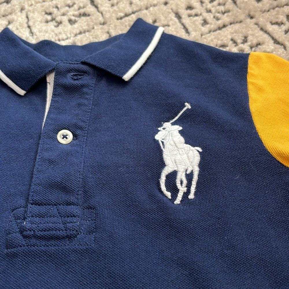 Polo Ralph Lauren Big Pony Cotton Polo Shirt Boy's Sz 5 - Picture 2 of 6